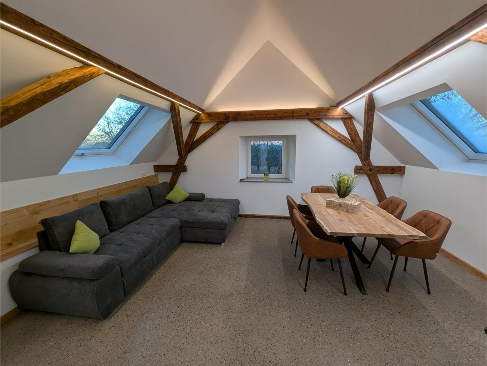 Urlaubsreiterhof Trunk Apartment Igersheim Luaran gambar